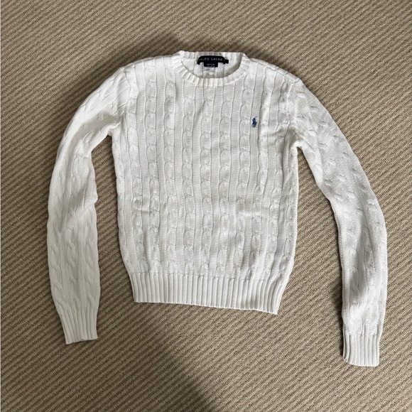 Ralph Lauren Women's Cable Knit Sweaters - Red, Pink, Purple, Teal, White - Picture 14 of 16